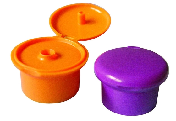 Flip Top Cap de plastique en aluminium 24/410 28/410 pour les bandes de frottement à base d'alcool de main