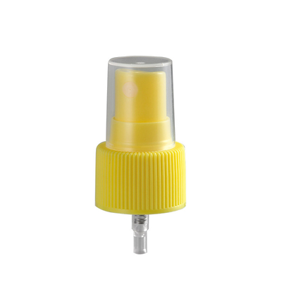 De brume de pulvérisateur d'OEM d'ODM flaque fine à nervures jaune non pour la bouteille