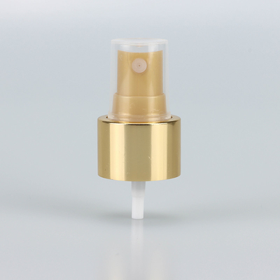 Sortie 0.12cc fine en aluminium de la pompe 24/410 de pulvérisateur de brume d'or brillant