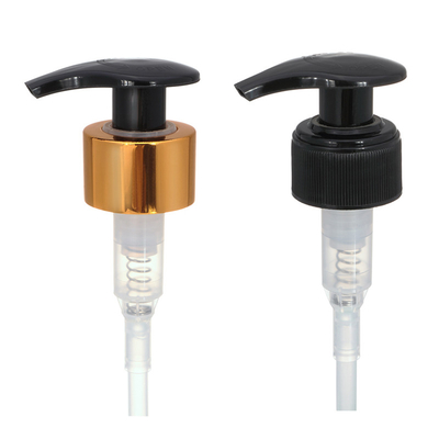 Pompe de bouteille de lotion de savon liquide 24/410 28/410 avec les couvercles en aluminium en plastique