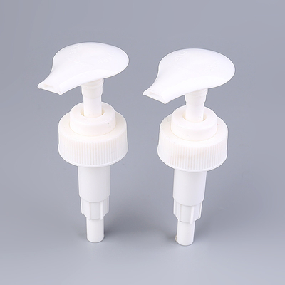 Blancs nervurés vissent la pompe 28/400, pompe de lotion de distributeur pour la bouteille