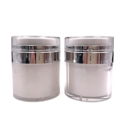 pot privé d'air de crème de pompe de 1oz 4oz, pot cosmétique acrylique pour l'emballage de soins de la peau