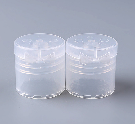 Flip Top Bottle Caps Transparent cosmétique 20/410 24/410 lisse