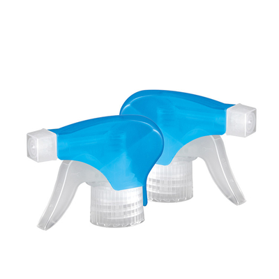 Pulvérisateur en plastique bleu transparent 28/410 de déclencheur pour l'eau de nettoyage