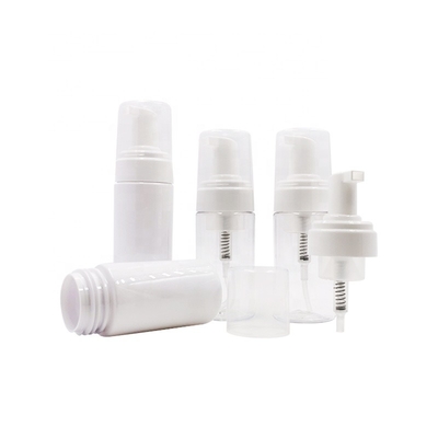 bouteilles en plastique de cosmétiques de 100ml 150ml, couleur blanche bleue claire de bouteille de pompe de mousse