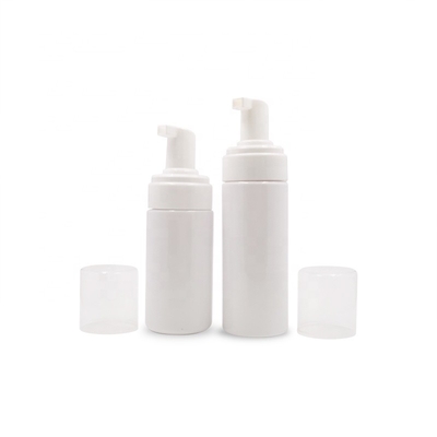 bouteilles en plastique de cosmétiques de 100ml 150ml, couleur blanche bleue claire de bouteille de pompe de mousse