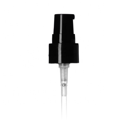 ODM d'OEM en plastique lisse noir du principal 20-410 de pompe de traitement pour 1oz rond la bouteille