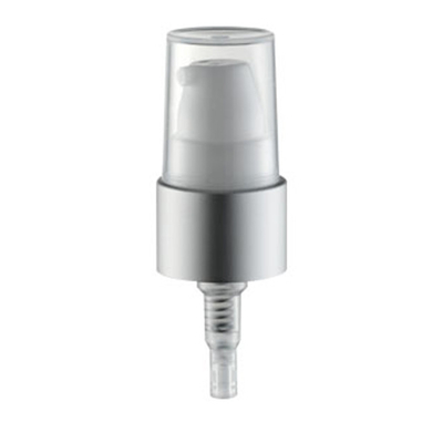 Pompe en aluminium de traitement 20 410 pour la crème cosmétique de lotion