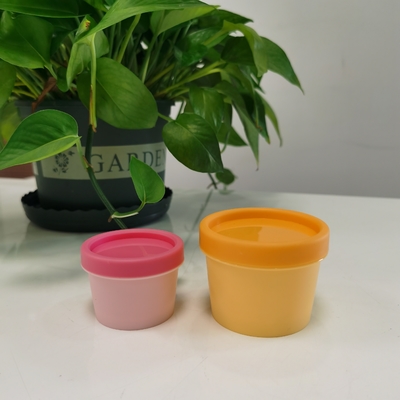 Pots cosmétiques en plastique de pp, emballage crème facial de pot de 50g 100g