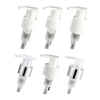 Pompes en plastique de lotion d'alumine avec Un OEM de dosage de l'agrafe 1.2ml de serrure