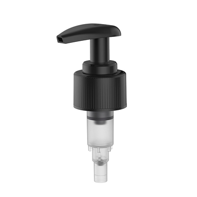 couleur de noir de pompe de lotion de vis de 24mm 28mm avec les fermetures à nervures douces