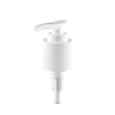 Pompe blanche de lotion de distributeur de vis 24/415 28/415 pour la bouteille cosmétique
