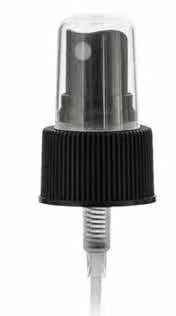 Matériel en plastique blanc noir du pulvérisateur 28/410 0.12ml pp de brume de parfum