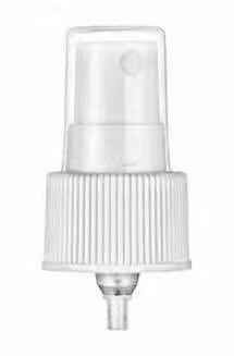 Matériel en plastique blanc noir du pulvérisateur 28/410 0.12ml pp de brume de parfum